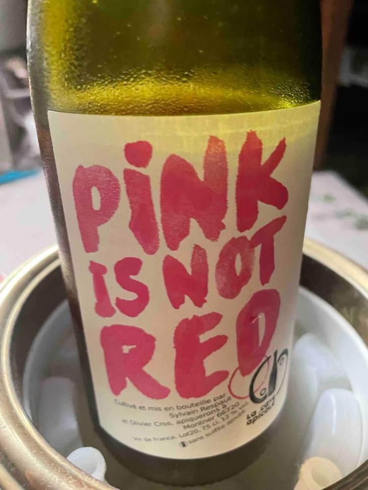 Pink is not Red (label after 2016) - La Cave Apicole - Sylvain Respaut & Olivier Cros 