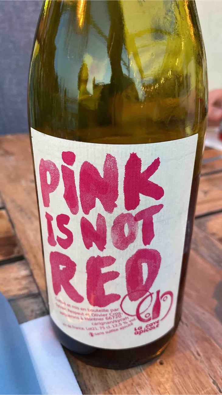 Pink is not Red (label after 2016) - La Cave Apicole - Sylvain Respaut & Olivier Cros 