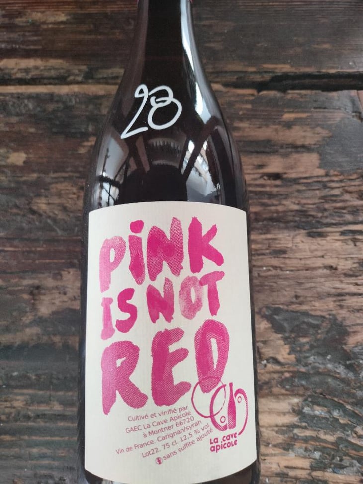 Pink is not Red (label after 2016) - La Cave Apicole - Sylvain Respaut & Olivier Cros 