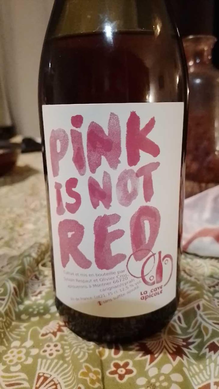 Pink is not Red (label before 2016) - La Cave Apicole - Sylvain Respaut & Olivier Cros 