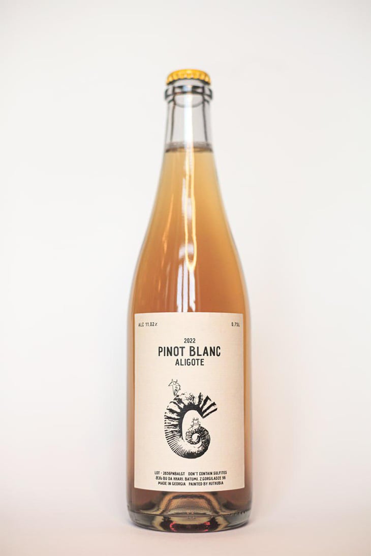 Pinot Blanc Aligote Amber - Bu&Khari - Beka Minadze -2022