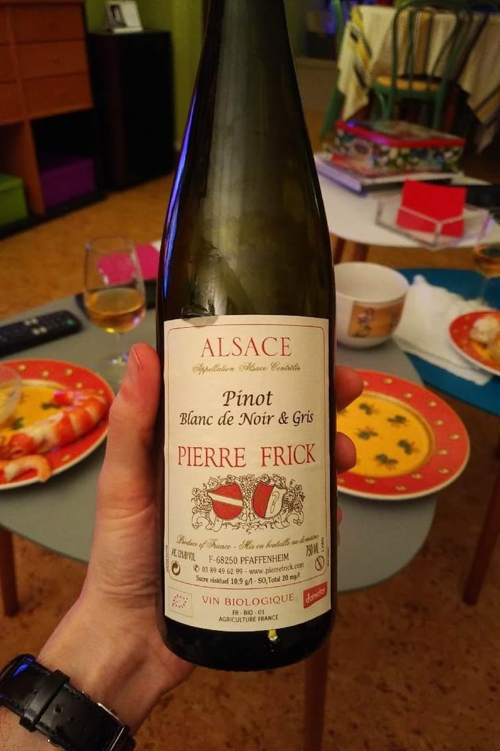 Pinot Blanc de Noir & Gris - Domaine Pierre Frick - Jean-Pierre, Chantal et Thomas Frick 