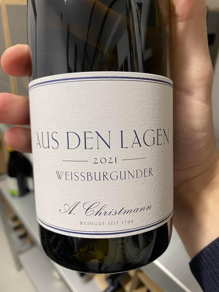 Weißburgunder Aus den Lagen - A. Christmann - A. Christmann -2021