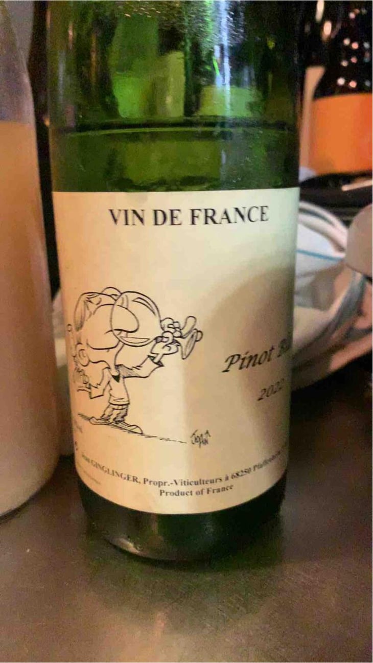 Pinot Blanc Glou-Glou - Jean Ginglinger & Fils - Jean-Francois Ginglinger -2020