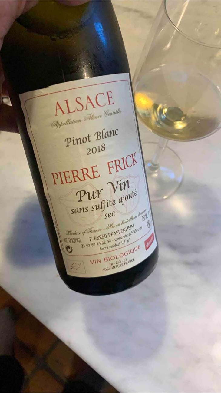 Pinot Blanc - Domaine Pierre Frick - Jean-Pierre, Chantal et Thomas Frick 
