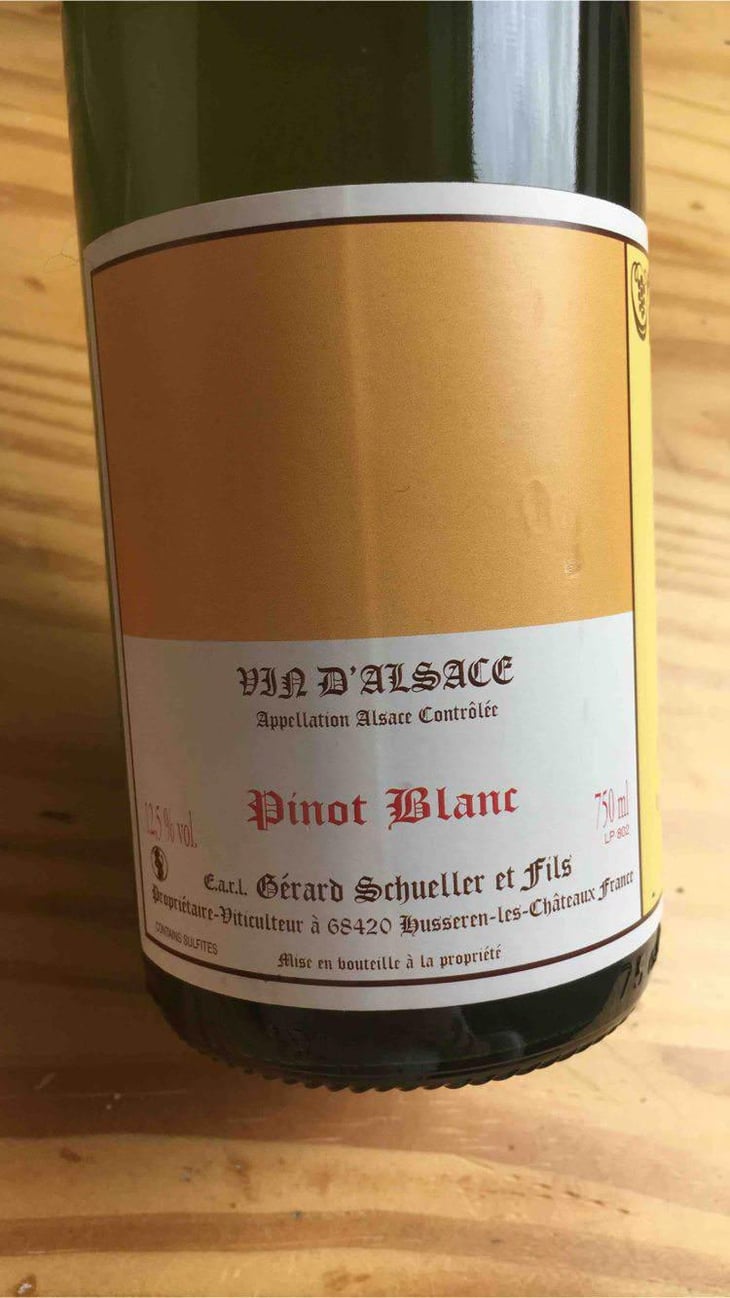 Pinot Blanc - Gérard Schueller & Fils - Bruno Schueller 
