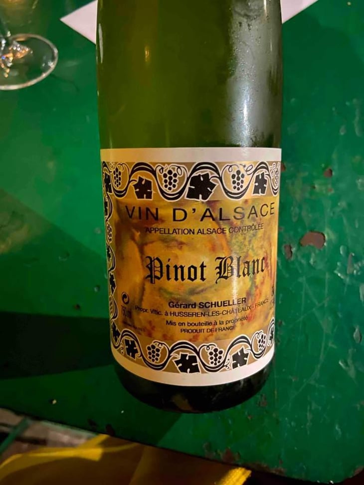 Pinot Blanc - Gérard Schueller & Fils - Bruno Schueller 