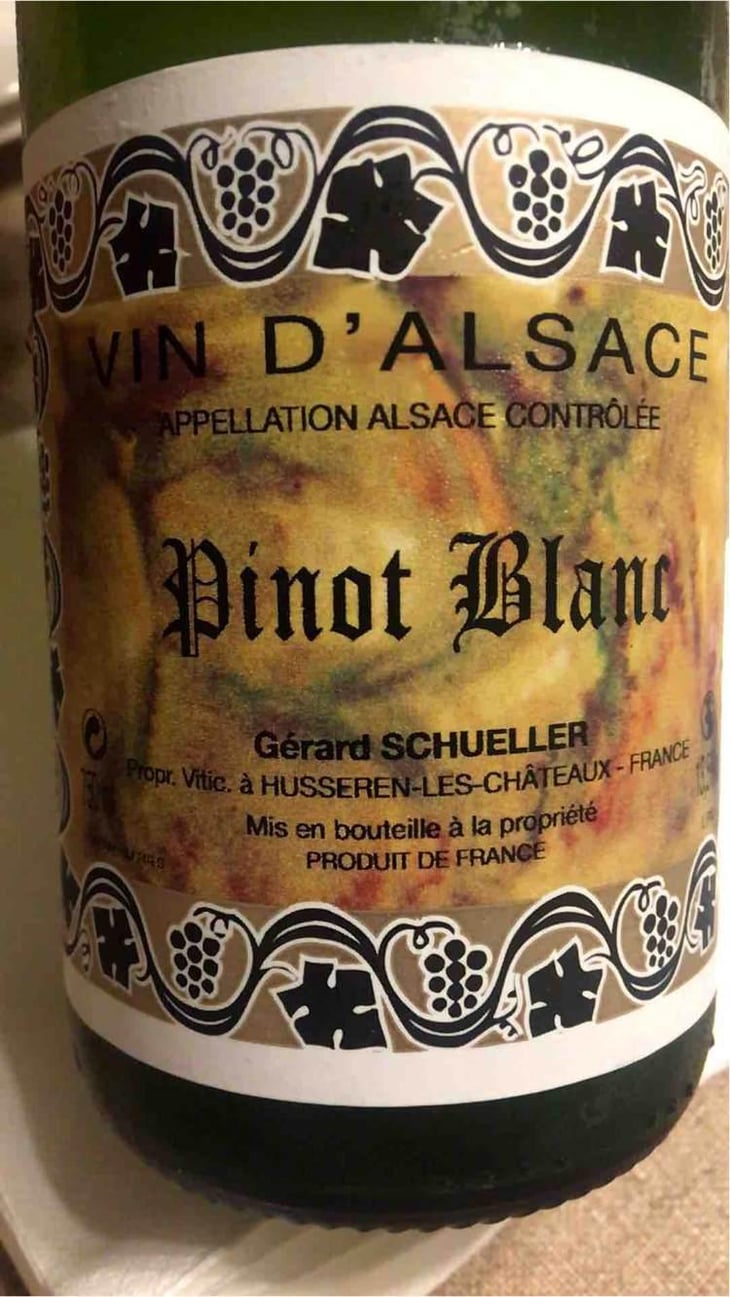 Pinot Blanc - Gérard Schueller & Fils - Bruno Schueller 