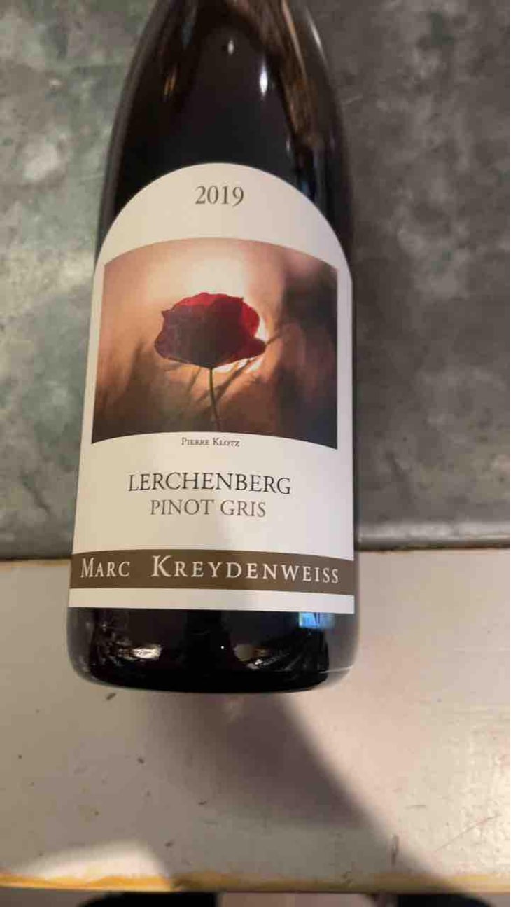 Lerchenberg Pinot Gris (Pierre Klotz Label) - Marc Kreydenweiss (Andlau) - Antoine Kreydenweiss -2019