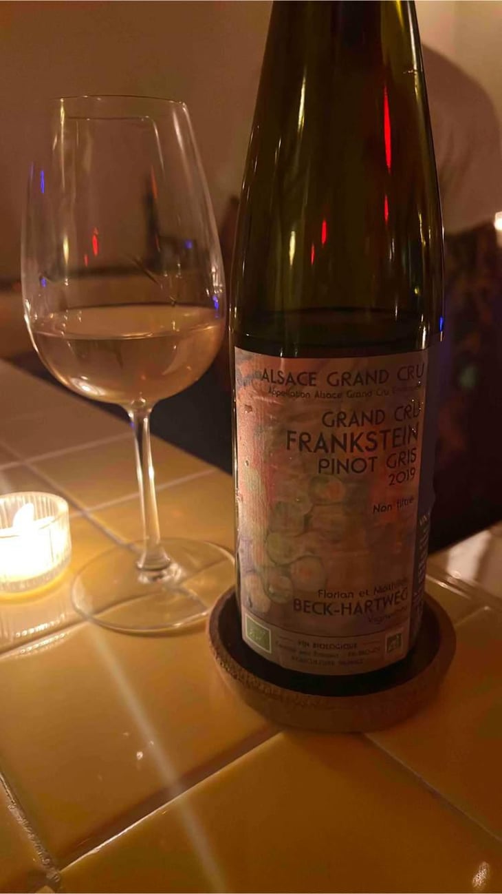 Pinot Gris Grand Cru Frankstein - Florian & Mathilde Beck-Hartweg - Florian & Mathilde Beck-Hartweg 