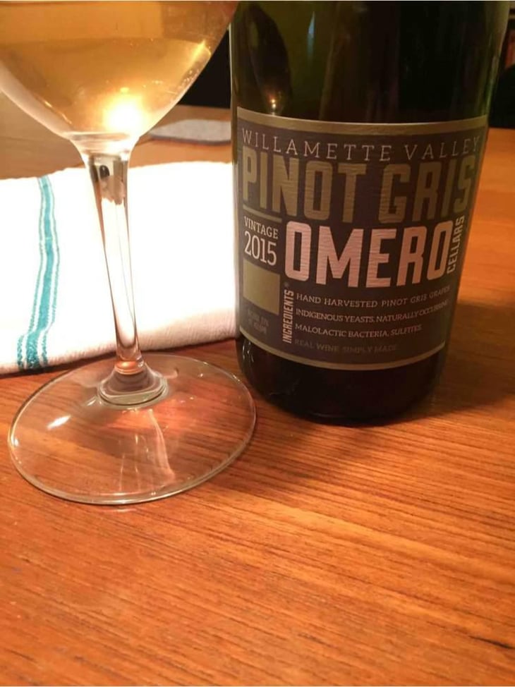 Pinot Gris - Omero Cellars - Chad Stock 