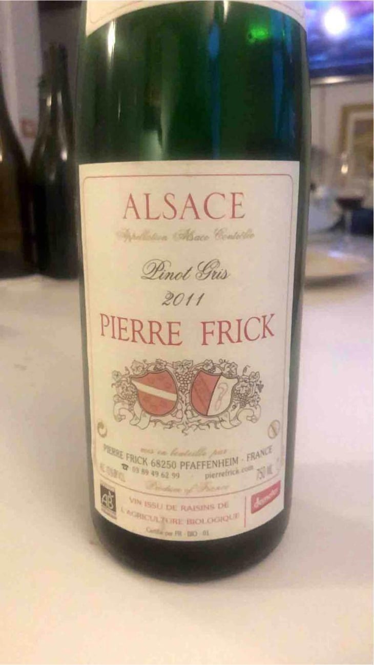 Pinot Gris - Domaine Pierre Frick - Jean-Pierre, Chantal et Thomas Frick 