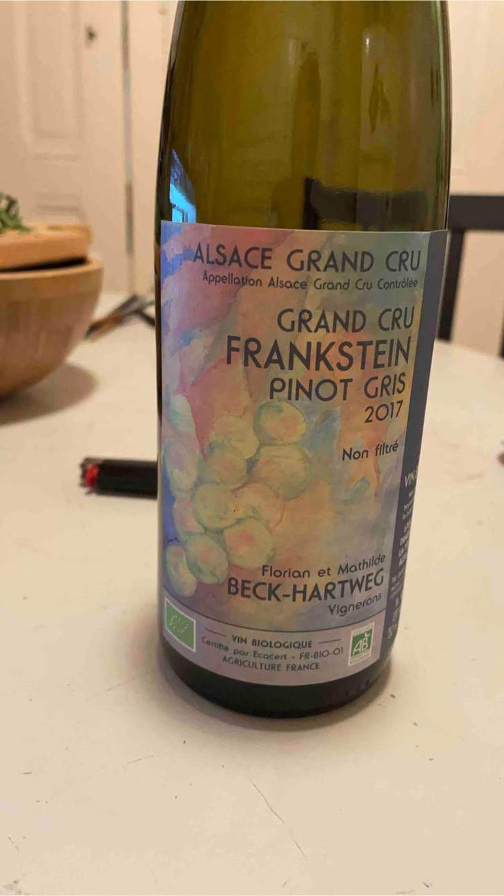 Pinot Gris Grand Cru Frankstein - Florian & Mathilde Beck-Hartweg - Florian & Mathilde Beck-Hartweg 