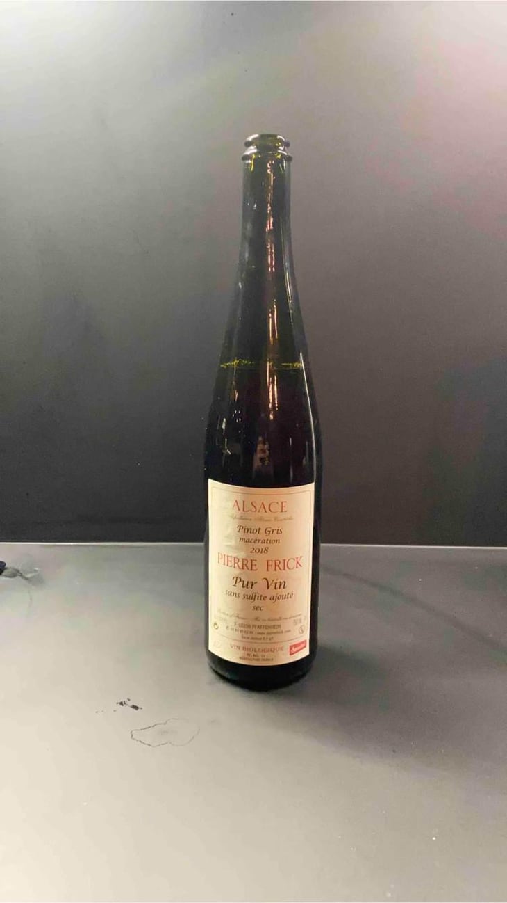 Pinot Gris Macération - Domaine Pierre Frick - Jean-Pierre, Chantal et Thomas Frick 