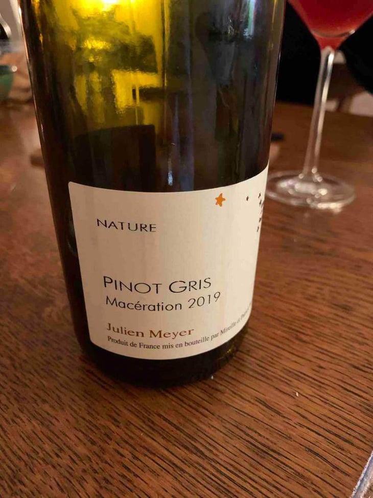 Pinot Gris Maceration - Domaine Julien Meyer - Patrick Meyer 
