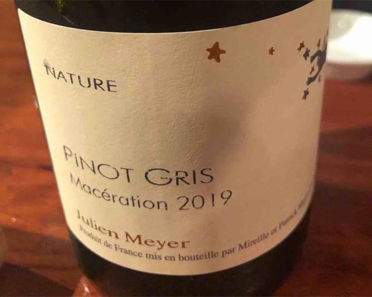 Pinot Gris Maceration - Domaine Julien Meyer - Patrick Meyer 