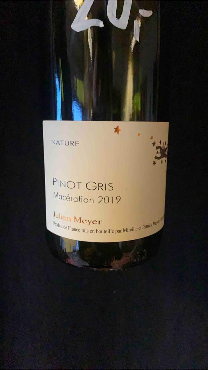 Pinot Gris Maceration - Domaine Julien Meyer - Patrick Meyer 