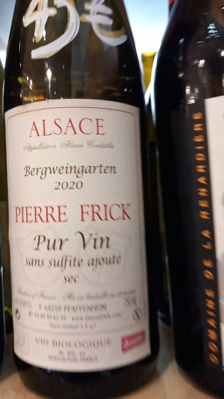 Pinot Gris Macération - Domaine Pierre Frick - Jean-Pierre, Chantal et Thomas Frick 