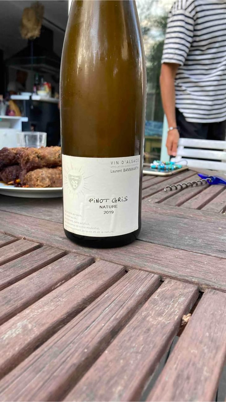 Pinot Gris Nature - Laurent Bannwarth - Stéphane Bannwarth 