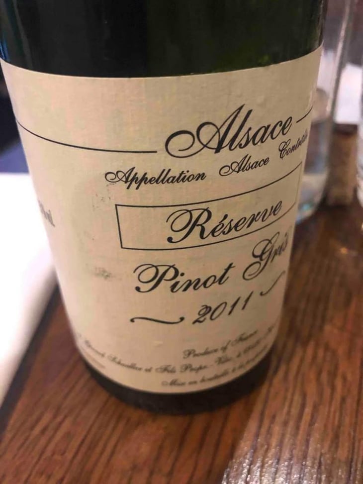 Pinot Gris Réserve - Gérard Schueller & Fils - Bruno Schueller 