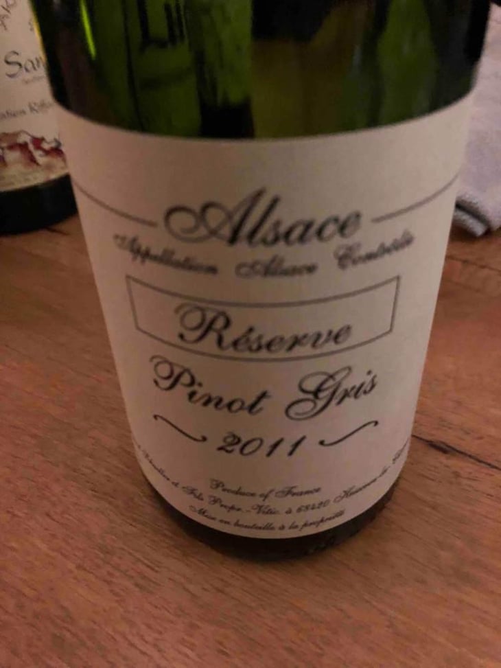 Pinot Gris Réserve - Gérard Schueller & Fils - Bruno Schueller 