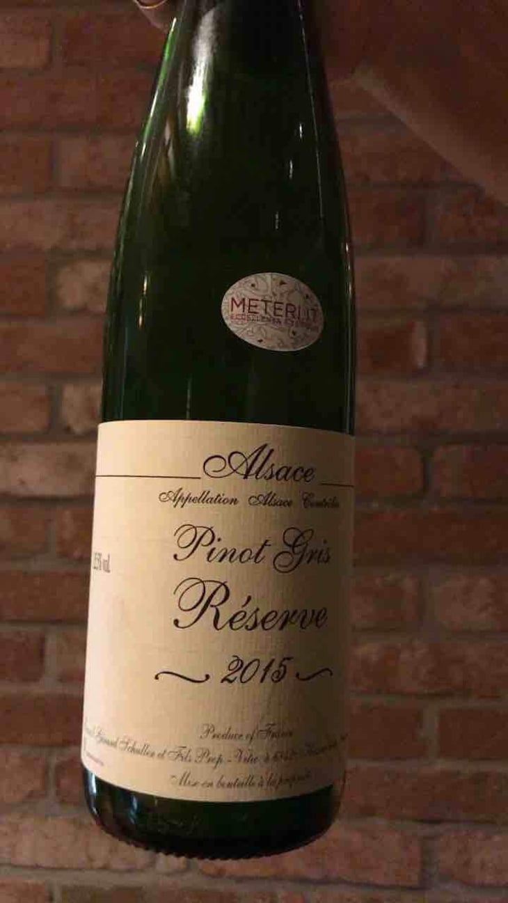 Pinot Gris Réserve - Gérard Schueller & Fils - Bruno Schueller 