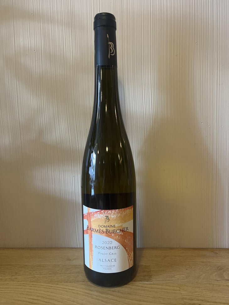 Pinot gris Rosenberg - Domaine Barmès-Buecher - Geneviève, Maxime & Sophie Barmès -2022