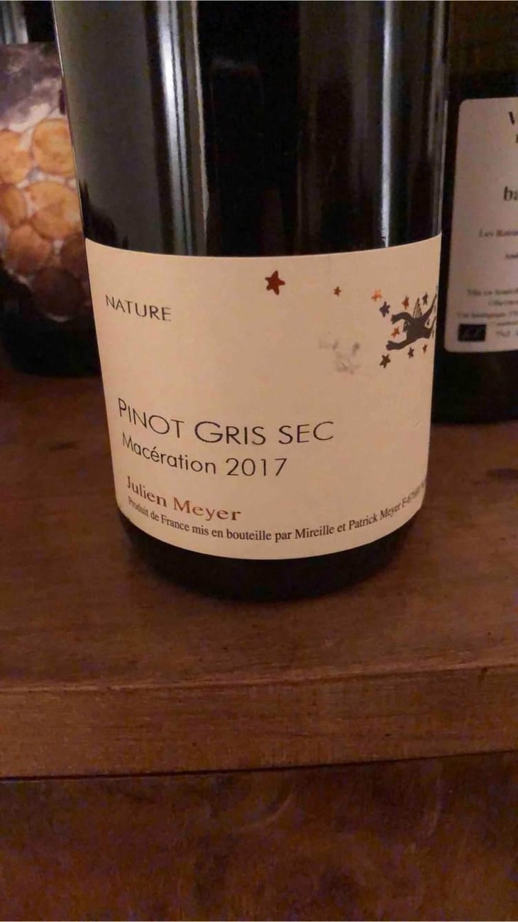 Pinot Gris Sec Macération - Domaine Julien Meyer - Patrick Meyer 