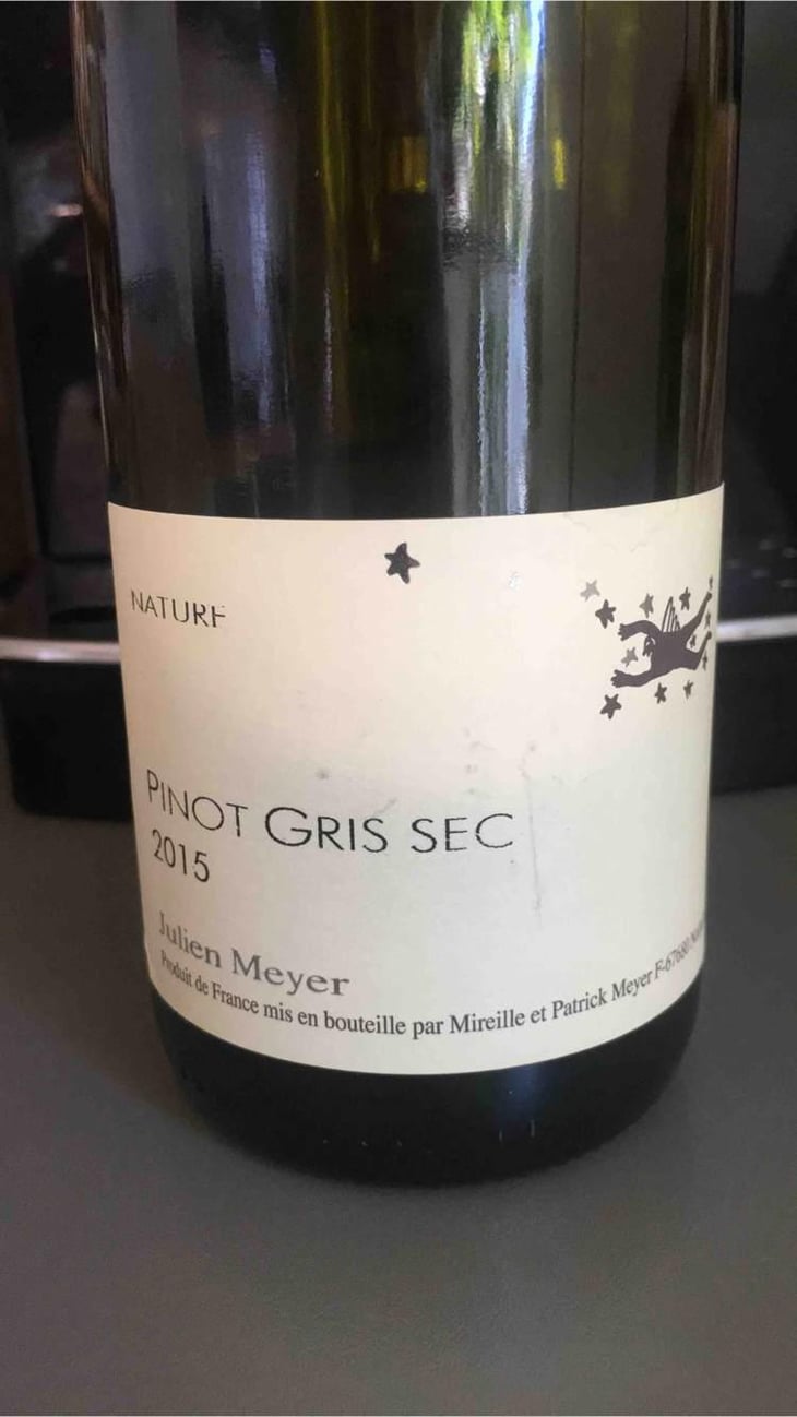 Pinot Gris Sec Macération - Domaine Julien Meyer - Patrick Meyer 