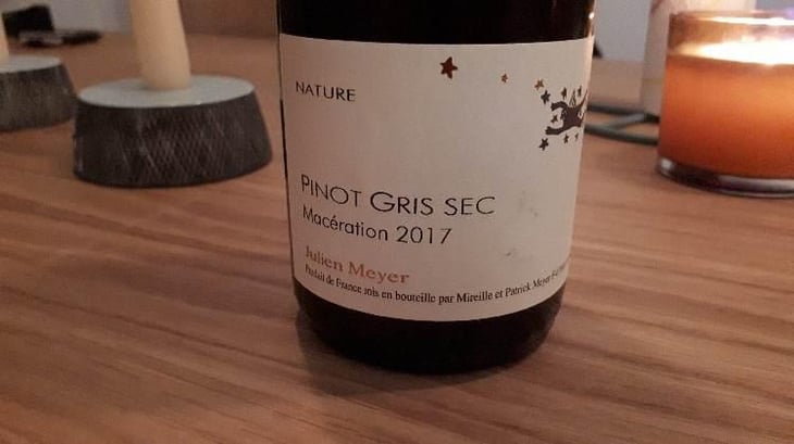 Pinot Gris Sec Macération - Domaine Julien Meyer - Patrick Meyer 