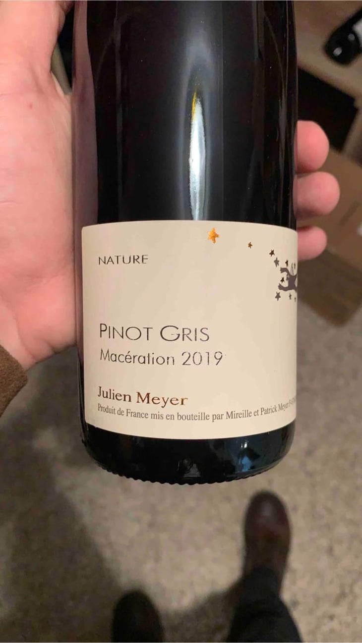 Pinot Gris Sec Macération - Domaine Julien Meyer - Patrick Meyer 