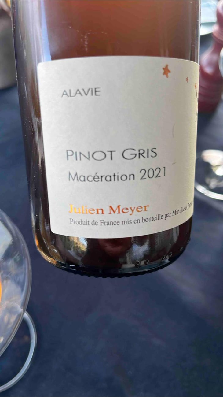 Pinot Gris Sec Macération - Domaine Julien Meyer - Patrick Meyer 