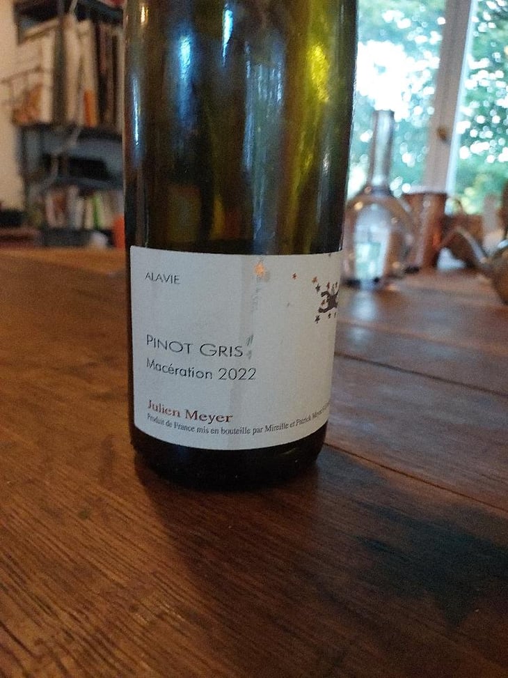 Pinot Gris Sec Macération - Domaine Julien Meyer - Patrick Meyer 