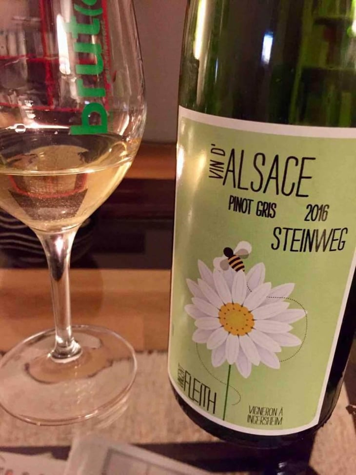 Pinot Gris Steinweg - Vincent Fleith - Brigitte et Vincent Fleith 