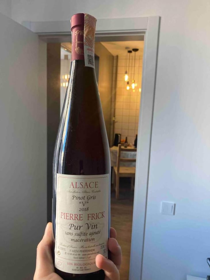 Pinot Gris 'V' - Domaine Pierre Frick - Jean-Pierre, Chantal et Thomas Frick 