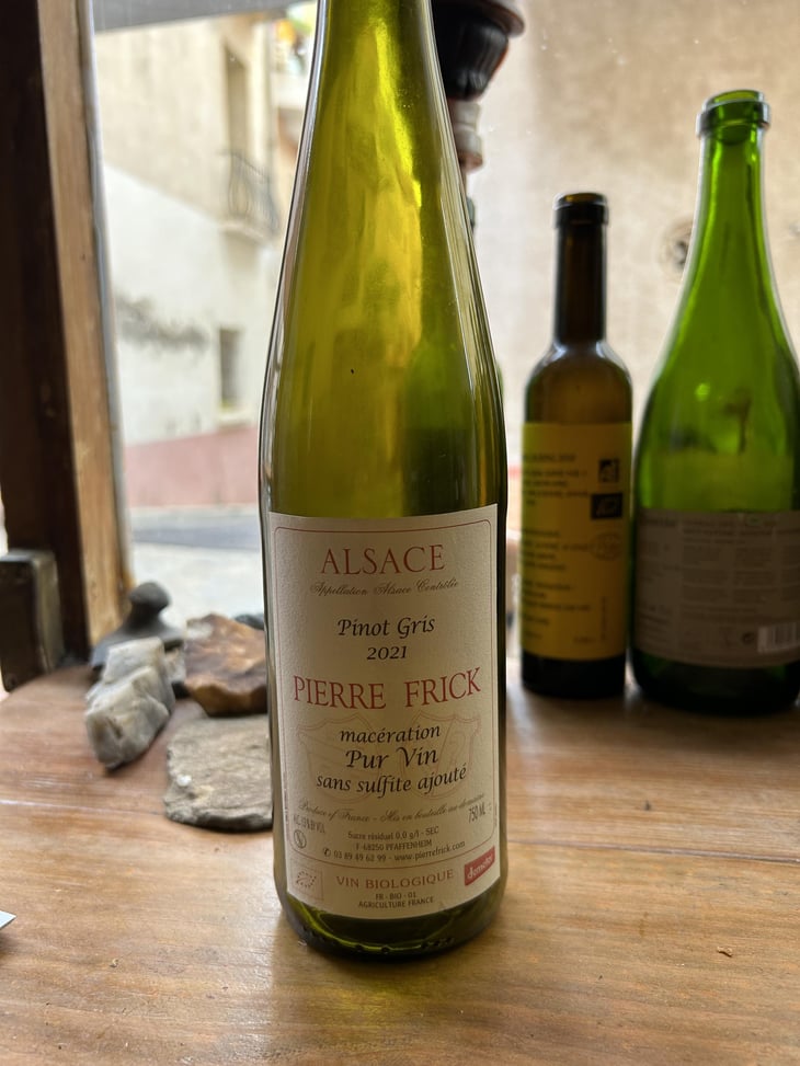 Pinot Gris 'V' - Domaine Pierre Frick - Jean-Pierre, Chantal et Thomas Frick 