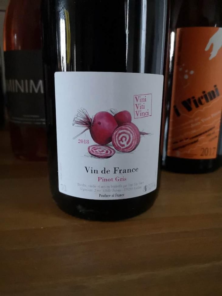 Pinot Gris - VDF - Vini Viti Vinci - Nicolas Vauthier "Kikro" 