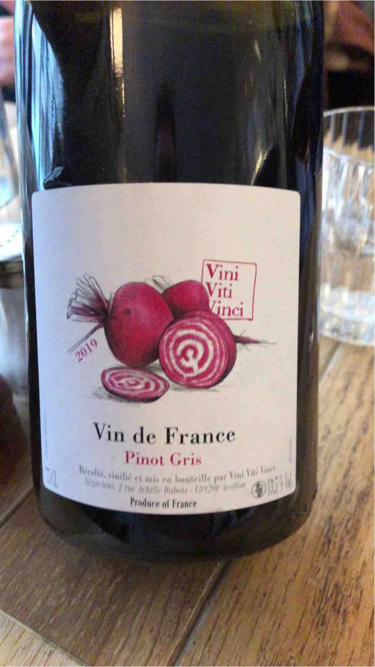 Pinot Gris - VDF - Vini Viti Vinci - Nicolas Vauthier "Kikro" 