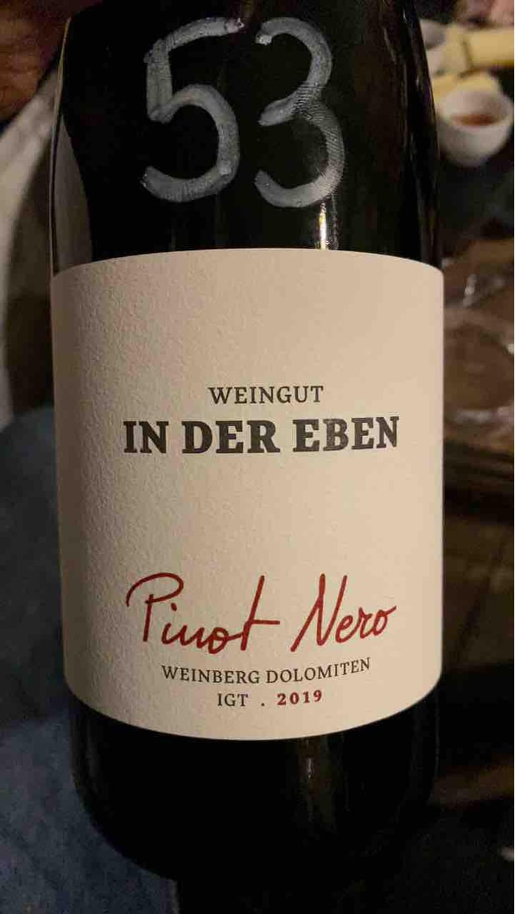 Pinot Nero - Weingut In Der Eben - Urban Plattner -2019