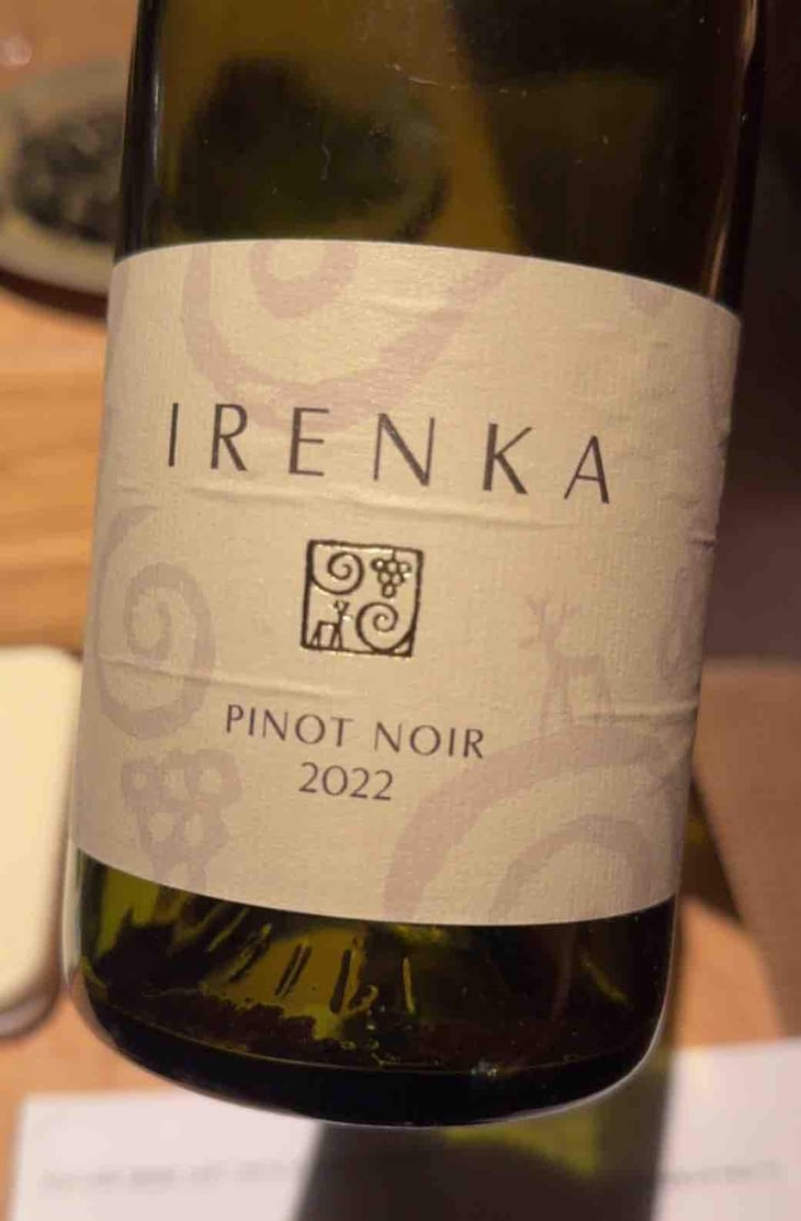 Pinot Noir - Domaine Irenka - David Ashley & Kuniyo Nagai -2018