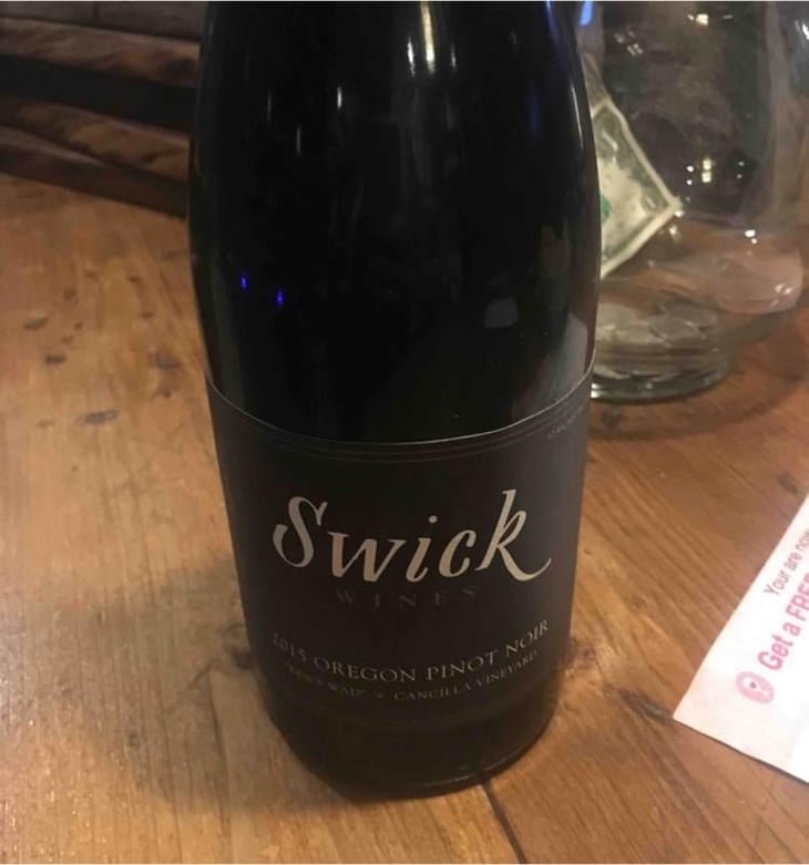 Pinot Noir - Swick Wines - Joe Swick 