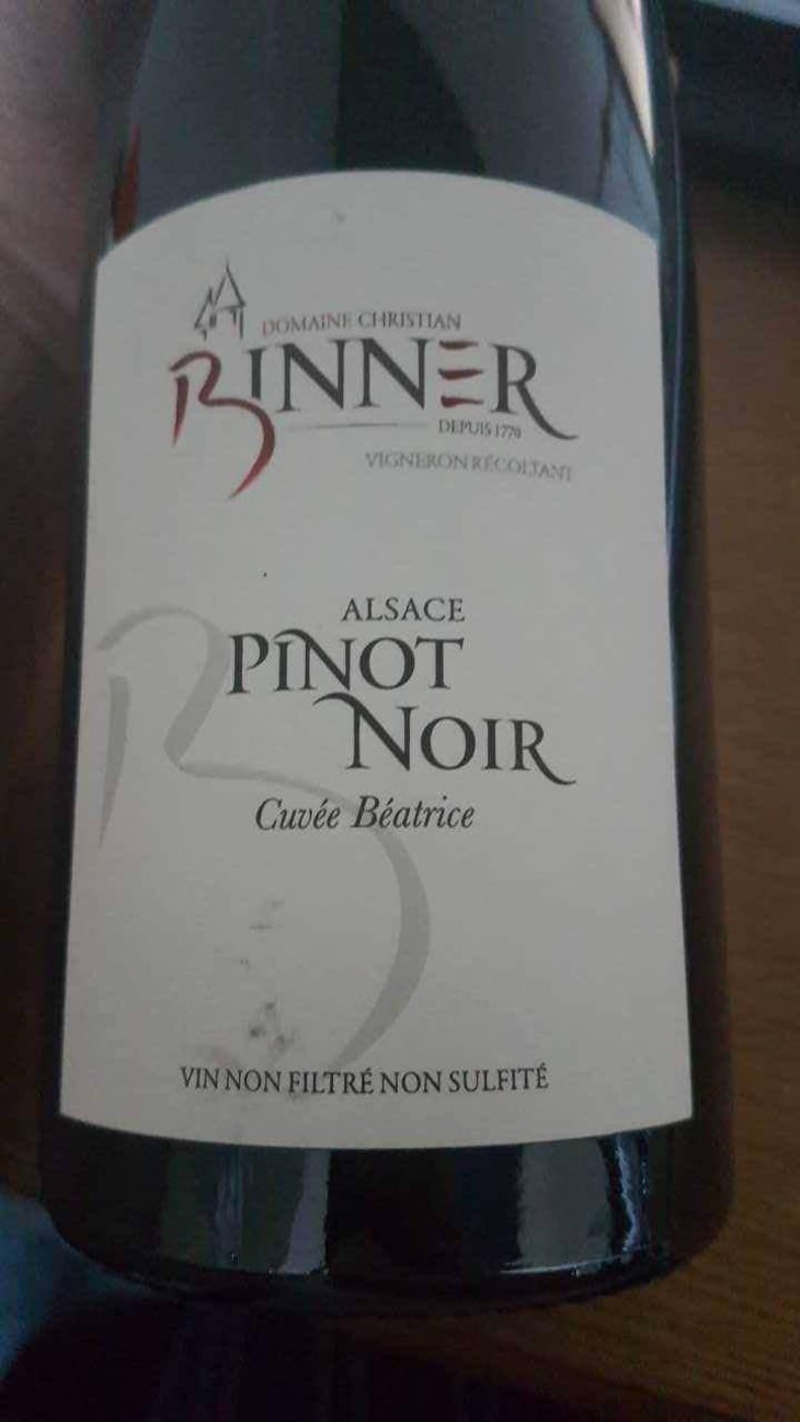 Pinot Noir - Domaine Christian Binner - Christian Binner et son équipe 