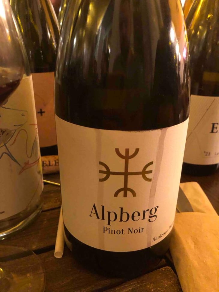 Alpberg Pinot Noir - Hauksson Weine - Hoss Hauksson 