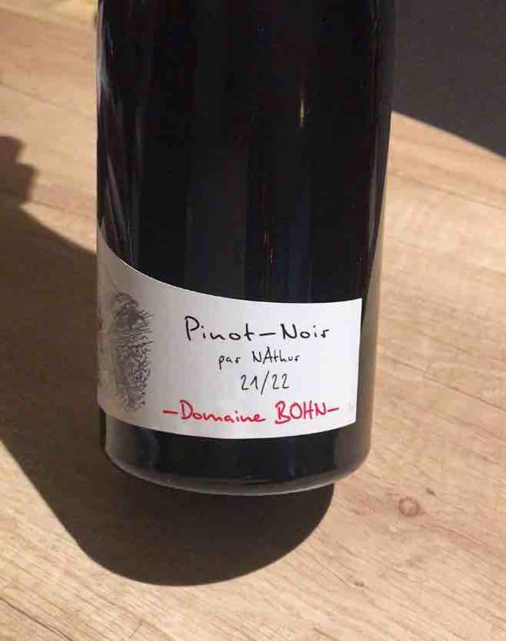 Pinot Noir Par Nathur - Domaine Bohn - Bernard & Arthur Bohn 