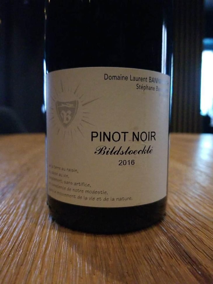 Pinot Noir Bildstoeckle - Laurent Bannwarth - Stéphane Bannwarth 