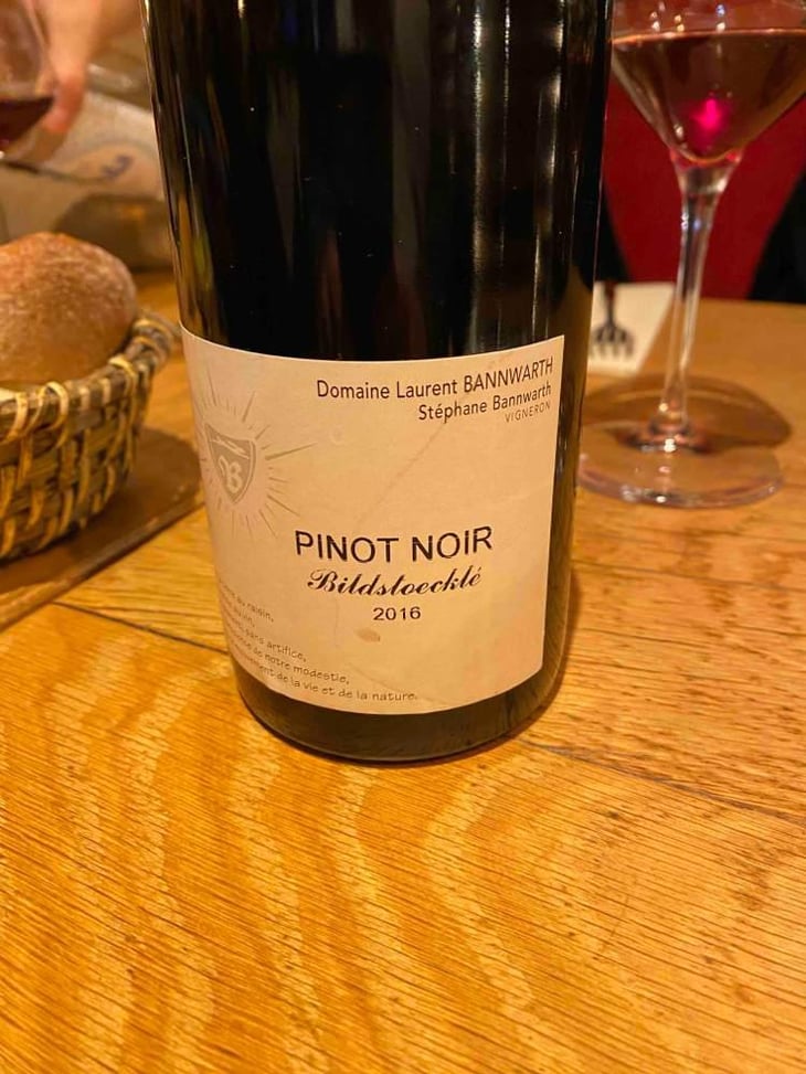 Pinot Noir Bildstoeckle - Laurent Bannwarth - Stéphane Bannwarth 