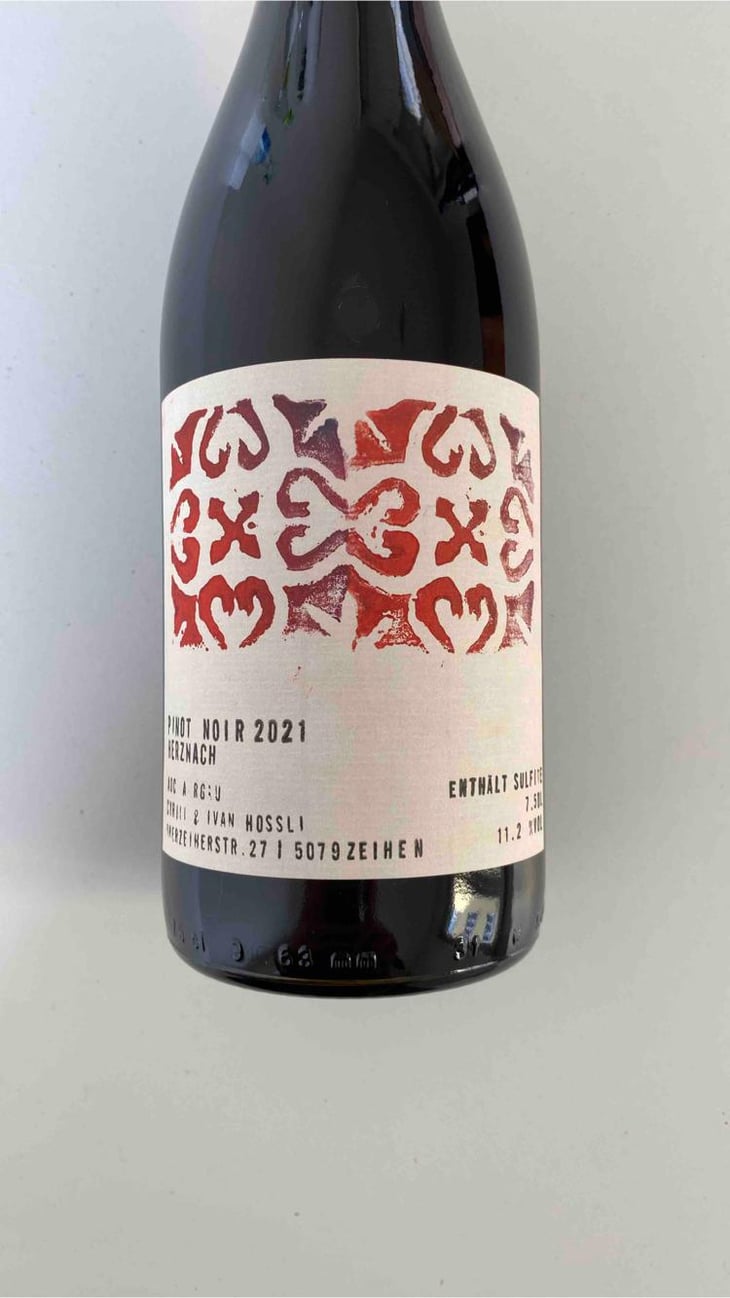 Pinot Noir - Herznach - Hossli Wein - Ivan & Cyrill Hossli 