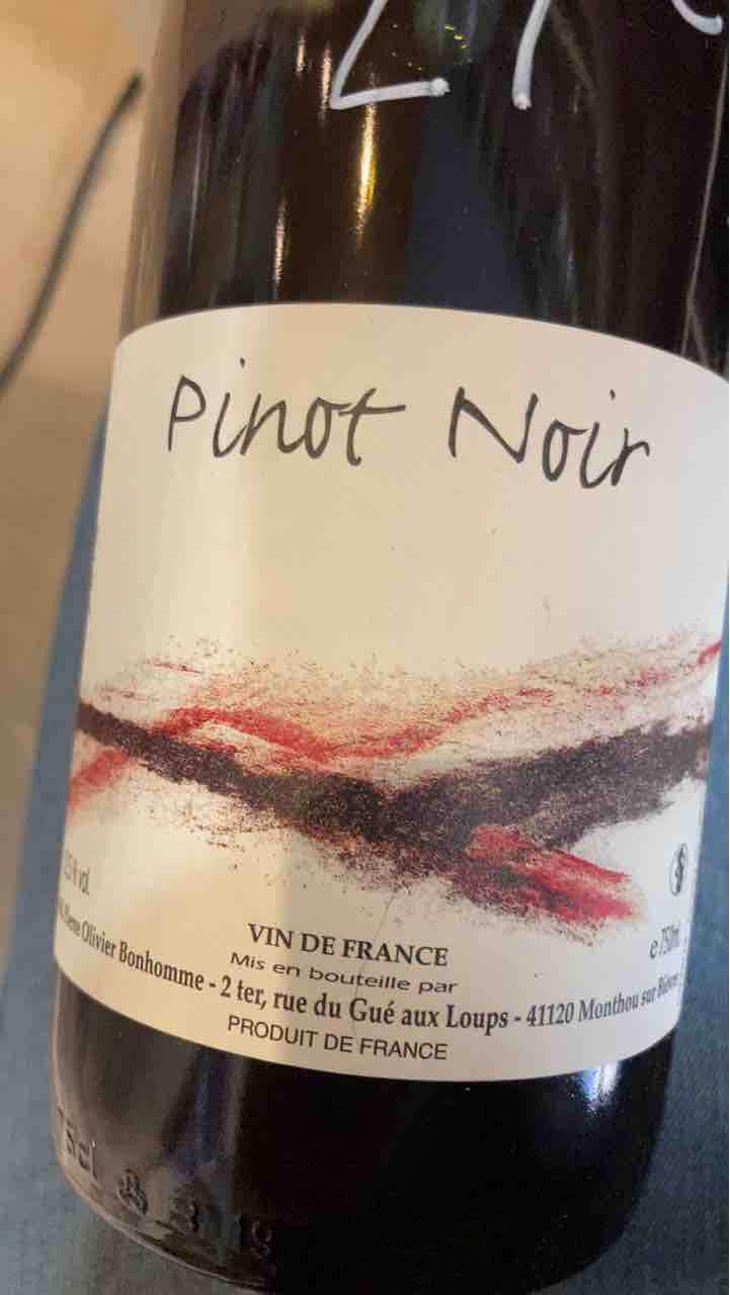 Pinot Noir - Domaine POB - Pierre-Olivier Bonhomme 