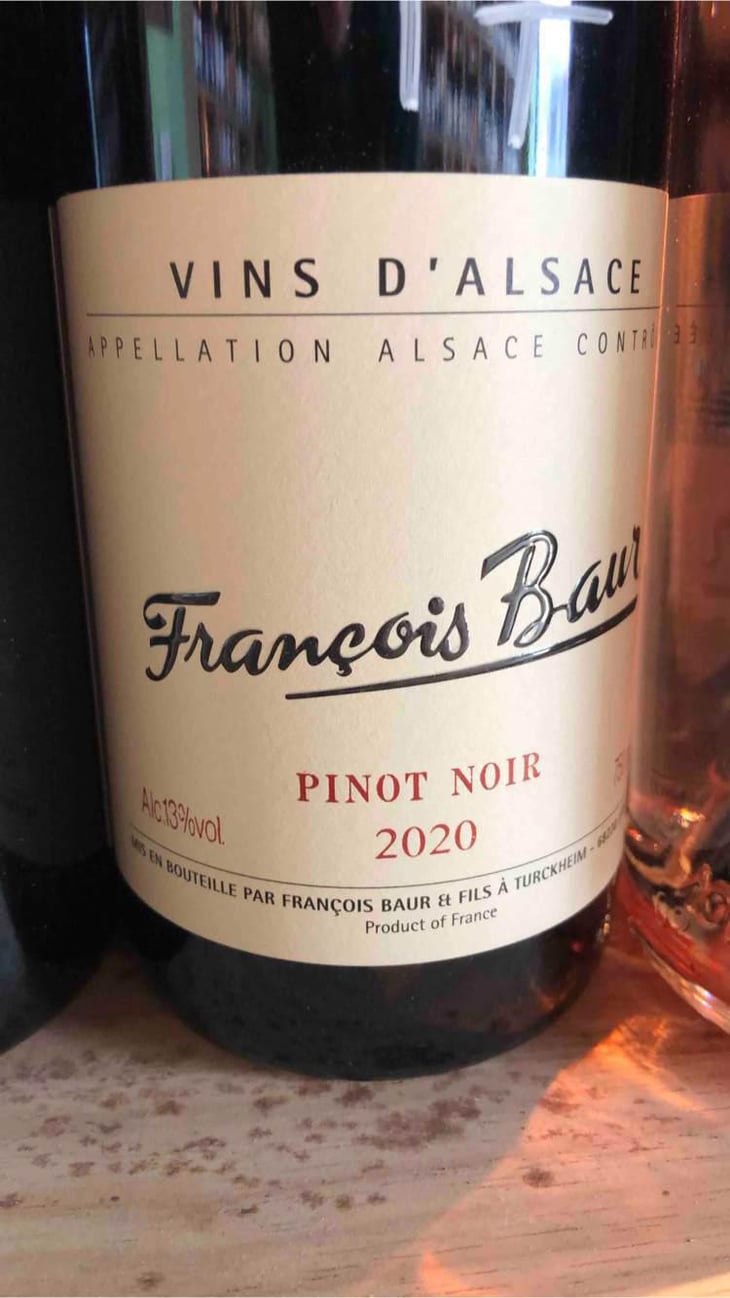Pinot Noir - Domaine François Baur - Francois Baur -2020