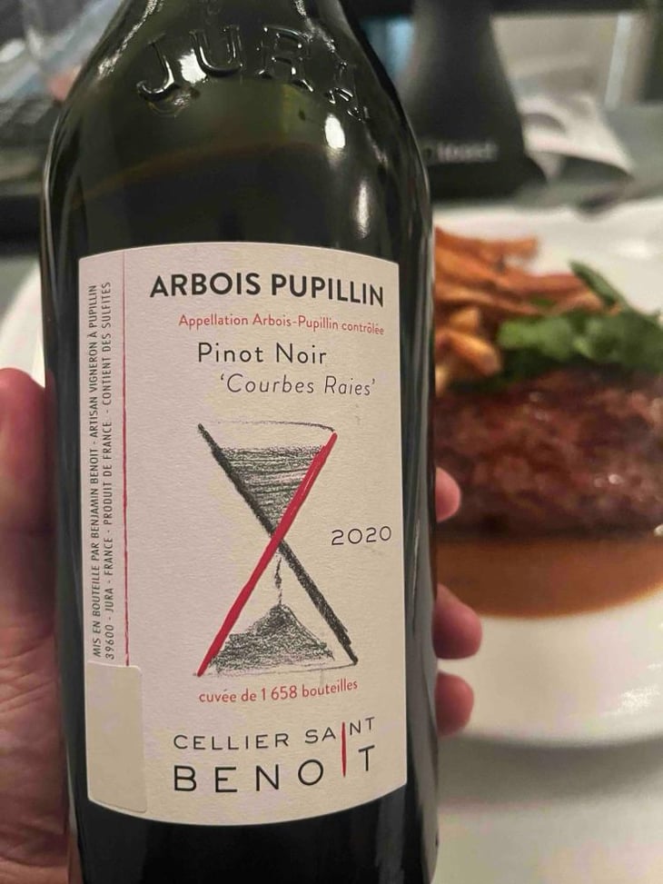 Pinot Noir "Courbes Raies " - Cellier Saint Benoit - Benjamin Benoit 
